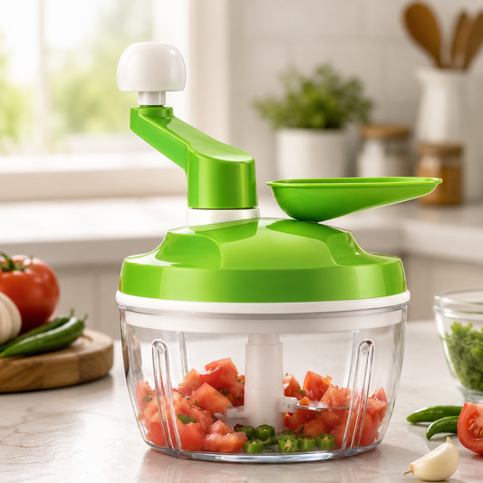 Vegetable Chopper a Manual Food Processor