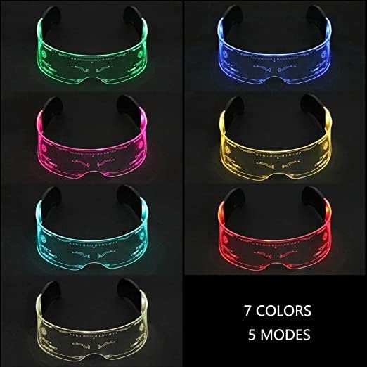 Party Bar Led Glasses 7 Colors & 5 Modes