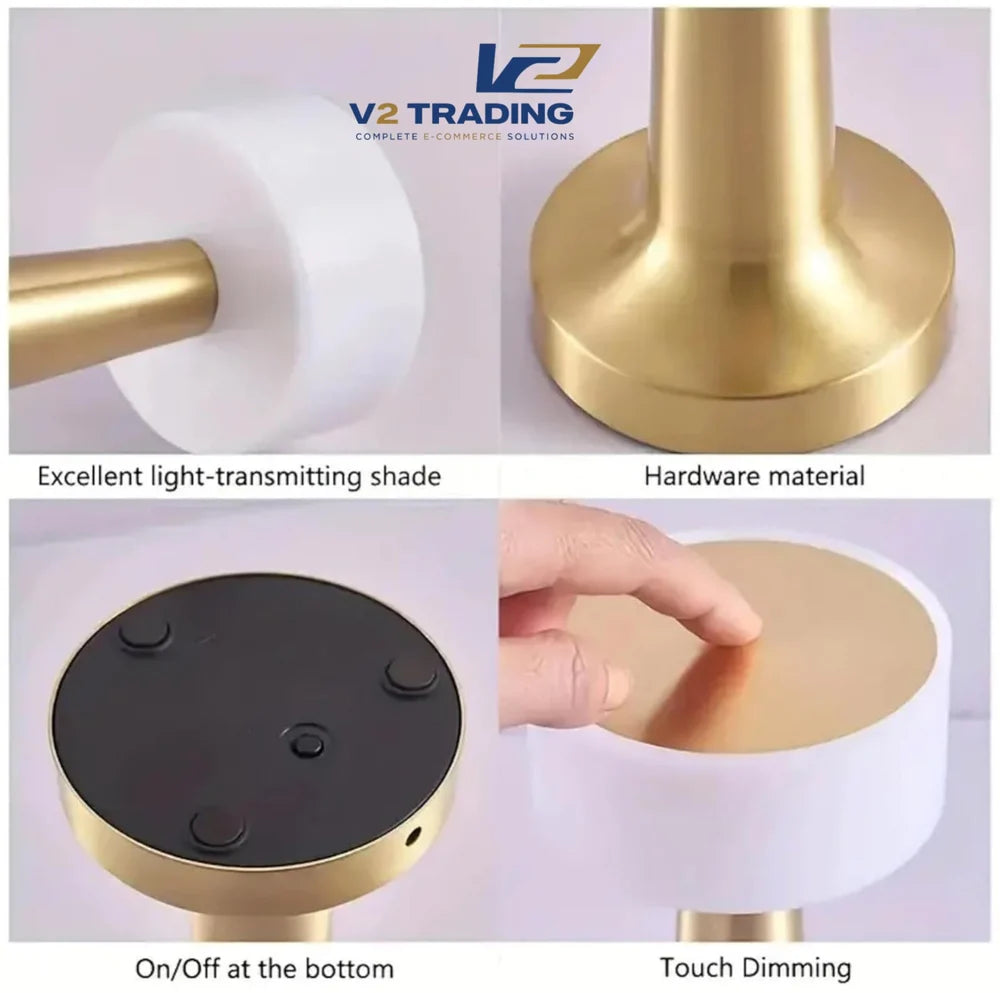 Rechargeable Touch Controlled Table Lamp | Night Lamp | Desk Light